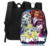 XNAUVOI Mochila de Monster, Mochila de Anime, Mochila Escolar Niña Monster 3D Estampado Mochila Bolsa Escolar de Dibujos Animados para Niños Que Viajan Escuela Camping (40 x 30 x 13 cm)