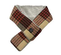 XNBZW Bufanda de calefacción inteligente con calefacción eléctrica para el cuello, rejilla de tres pasos, control de temperatura, cálida, regalos para hombres y mujeres, bufanda inteligente, cuello para hombres y mujeres, paquete de frío y calor (rojo, talla única)