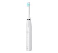 XNBZW Cepillo de dientes suave, vibrador, cepillo de dientes eléctrico, dispositivo automático, cerdas recargables, funda de silicona para adultos (A, talla única)