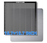 XNEONLab Cama láser de Panal de Abeja, Mesa de Trabajo de 400 × 400 × 22 mm con Panel de Aluminio para XTool D1/D1 Pro y la mayoría de máquinas de Corte grabadoras, Accesorios de máquina grabadora