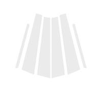XNFUR 6 piezas de cubierta de postes de pilares, Compatible for Volkswagen, Volkswagen, Passat B6 2006-2010 B7 2011-2015, moldura de puerta y ventana, accesorios Sitcker protección de pilares de venta