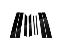 XNFUR 8 pegatinas for molduras de puertas y ventanas de postes de pilares de coche, Compatible for KIA, STONIC 2018-2022 BC, piezas exteriores de paneles de columnas protección de pilares de ventana