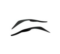 XNFUR Embellecedor de cejas for faros delanteros, Compatible for LEXUS, IS300 250 IS200T 2017-2019, cubierta de faro delantero, tapa de lámpara, faro de fibra de carbono, párpado, cejas Recubrimiento