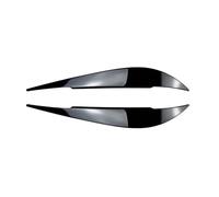 XNFUR Embellecedor de párpados for faros delanteros, Compatible for Serie 4 F32 F33 F36 M4 420d 420i 425d 430i 435i 440i 2013-2021 Recubrimiento de cejas para faros de coche(Gloss Black)