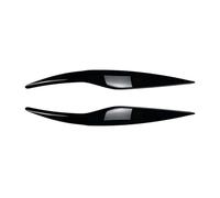 XNFUR Etiqueta engomada de la cubierta de la ceja del faro, Compatible for Ford, Fiesta MK6 2008-2012 Embellecedor del párpado del faro delantero del coche faro delantero Recubrimiento de cejas para f