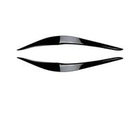 XNFUR Etiqueta engomada de la cubierta del ajuste de la ceja del faro, Compatible for, Serie 2 F22 F23 M Sport 2014-2021 Faro delantero Faro Párpado Tapa de la frente Recubrimiento de cejas para faro