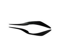 XNFUR Etiqueta engomada del ajuste de la ceja del faro, Compatible for LEXUS, IS IS300 III IS250 2013-2016 Faro del párpado Fibra de carbono Faro delantero del coche Cubierta de la lámpara Ceja Recubr