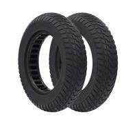 XNFUR Neumático sólido for patinete eléctrico Xiaomi, M365 Pro Pro2 1S 10x2.0/2.5, amortiguador de panal, piezas sin cámara, goma 10 pulgadas cámara de aire para neumático de scooter(2 pcs)