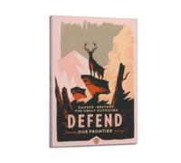 XNGFUFO Póster decorativo de Game Watch Burning Man, lienzo decorativo para pared e imagen artística moderna para decoración de dormitorio familiar, 16 x 24 pulgadas (40 x 60 cm)