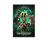 XNGFUFO Póster decorativo de Killer Instinct Game 2, lienzo decorativo para pared e imagen artística moderna para decoración de dormitorio familiar, 40 x 60 cm