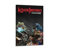 XNGFUFO Póster decorativo de Killer Instinct Game 4, lienzo decorativo para pared e imagen artística moderna para decoración de dormitorio familiar, 60 x 90 cm