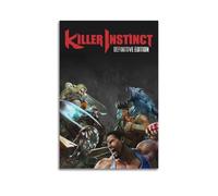 XNGFUFO Póster decorativo de Killer Instinct Game 4, lienzo decorativo para pared e imagen artística moderna para decoración de dormitorio familiar, 20 x 30 cm