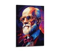 XNGFUFO Sigmund Freud - Póster de retrato decorativo para pared y arte impreso moderno para dormitorio familiar, 20 x 30 cm