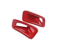 XNJIADVSY ABS rojo Compatible con Corvette C8 Z51 Z06 2020-2023 cinturón de coche asiento cubierta decorativa pegatina marco embellecedor accesorios(Red)