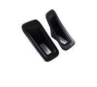 XNJIADVSY ABS rojo Compatible con Corvette C8 Z51 Z06 2020-2023 cinturón de coche asiento cubierta decorativa pegatina marco embellecedor accesorios(Matte black)