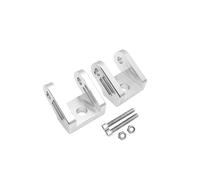 XNJIADVSY Compatible con BMW R1200GS R1250GS Soporte de Luces LED R 1200 GS LC 1250 ADV Adventure 2004-2023 Luces auxiliares Soportes antiniebla(Silver)