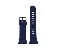 XNJIADVSY Compatible con Casio WAVE CEPTOR WVA-M640/M650/WVQ-M410 Correa de reloj silicona resina resistente al agua Reemplazo negro(Blue-Black)