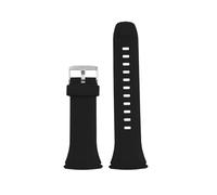 XNJIADVSY Compatible con Casio WAVE CEPTOR WVA-M640/M650/WVQ-M410 Correa de reloj silicona resina resistente al agua Reemplazo negro(Black-Silver)