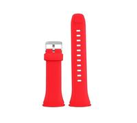 XNJIADVSY Compatible con Casio WAVE CEPTOR WVA-M640/M650/WVQ-M410 Correa de reloj silicona resina resistente al agua Reemplazo negro(Red-Silver)