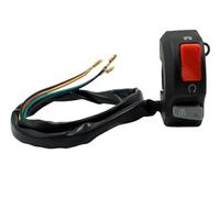 XNJIADVSY Compatible con interruptor de motocicleta Universal, 7/8 pulgadas, 22mm, faro antiniebla intermitente, bocina, arranque y apagado, botón encendido 12V