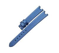 XNJIADVSY Compatible con la correa de piel caimán Van Cleef & Arpels Alhambray VCARM95900(Coal Black,15mm)