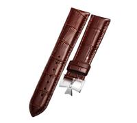 XNJIADVSY Compatible con reloj Vacheron Constantin for hombre, correa de piel vacuno VC Inherit Art Master Series, 18 mm, 19, 20 y 21(BLACK WHITE,19mm)