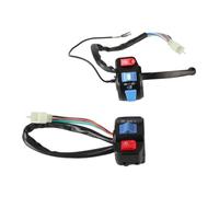 XNJIADVSY Conjunto de Control manillar motocicleta, señal giro bocina, 12v, 7/8 pulgadas, 22mm, Compatible con sistema disco GY6 50cc 125cc 150cc(1 pair)