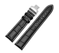 XNJIADVSY Correa de reloj de cuero negro y marrón, 18/19/20/21/22/24 mm, gran oferta, compatible con pulsera Tissot.(Brown,14mm)