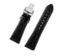 XNJIADVSY Correa de reloj piel vaca Compatible con la serie Frank Muller, accesorios pulsera, correa 20, 22mm, 26mm y 30mm for hombres mujeres(Black SK,20mm)