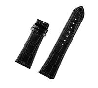 XNJIADVSY Correa de reloj piel vaca Compatible con la serie Frank Muller, accesorios pulsera, correa 20, 22mm, 26mm y 30mm for hombres mujeres(Black no buckle,22mm)