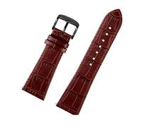 XNJIADVSY Correa de reloj piel vaca Compatible con la serie Frank Muller, accesorios pulsera, correa 20, 22mm, 26mm y 30mm for hombres mujeres(Brown black,30mm)