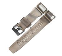 XNJIADVSY Correa de resina Compatible con Casio GA-2200 GA-2200M GA2200 GA2000 PRW6600 serie for hombre, accesorios for reloj pulsera(Transparent black)