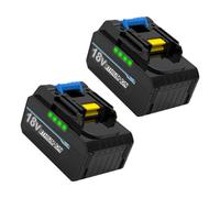 XNJTG 2 baterías de Repuesto para Makita BL1860B, 18V 5,5 Ah BL1850, BL1850B, BL1860, BL1840B, BL1840, BL1830, BL1835, 2 Unidades