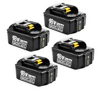 XNJTG Paquete de 4 baterías de Repuesto para Makita 18V 5.0Ah Li-Ion | Compatible con BL1860B BL1860 BL1850 BL1850B BL1840B BL1840 BL1830B LXT-400 194204-5 194205-3