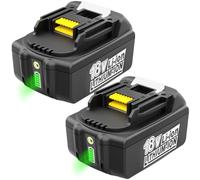 XNJTG Paquete de Dos baterías de Iones de Litio para Makita 18V 5Ah BL1850 | Compatible con BL1860B, BL1850B, BL1855, BL1840, BL1830, BL1820 y BL1815