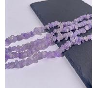 XNJTP Grava de Cristal Natural 80 cm, Grava de Cristal Irregular con Agujeros, Utilizado para el Collar de Brazalete de Bricolaje a Mano Materiales de producción