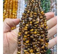XNJTP Grava de Cristal Natural 80 cm, Grava de Cristal Irregular con Agujeros, Utilizado para el Collar de Brazalete de Bricolaje a Mano Materiales de producción