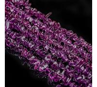XNJTP Grava de Cristal Natural, Cristal de Polvo Irregular Perforado, Utilizado para aretes de Collar de brazaletes artesanías de Joyas Que Hacen Accesorios de Bricolaje