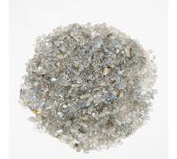 XNJTP Grava de Cristal Natural, Cuarzo Amarillo de Polvo púrpura Blanco, Piedra de aromaterapia, Utilizada para Joyas de Bricolaje para el Arte de jardinería