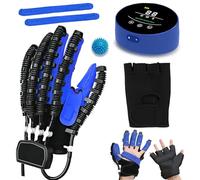 XNKLPY Guantes de Rehabilitación Robótica, Hemiplejía y Accidente Cerebrovascular Ortesis de Dedo, Entrenador de Rehabilitación de Dedos de la Rigidez de la Mano Aparato B Right XL