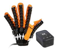 XNKLPY Guantes de Rehabilitación Robótica, Hemiplejía y Accidente Cerebrovascular Órtesis de Dedo, Equipo de Entrenamiento para Entrenamiento de Corrección de Flexión de Dedos Left L