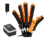 XNKLPY Guantes de Robot de Rehabilitación de Manos, Entrenador de Hemiplejia Ictus, Equipo de Recuperación para Entrenamiento de Corrección de Flexión de Dedos Left S