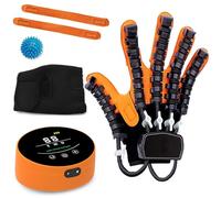 XNKLPY Hand Function Guantes de Rehabilitación Robot Entrenador de Rehabilitación, Adecuados para La Hemiplejía y Otras Disfunciones de La(A:Mano Izquierda B:Mano Derecha)