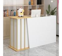 XNKLPY Mostradores para Tiendas con 2 Cajones, Mostrador Recepcion Peluqueria con 4 Espacio de Almacenamiento Mueble de Recepción, para Clinica Oficina O Restaurante