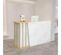 XNKLPY Mostradores Recepcion PeluqueríA Hair Salon Reception Counter Simple Modern Mostrador Balcao De RecepçãO Mesa De Oficina Mostradores para Tiendas O RecepcióN Mueble(Size:120CM,Color:b)