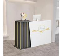XNKLPY Mostradores Recepcion PeluqueríA Hair Salon Reception Counter Simple Modern Mostrador Balcao De RecepçãO Mesa De Oficina Mostradores para Tiendas O RecepcióN Mueble(Size:120CM,Color:c)