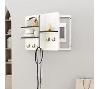 XNKLPY Tapa Cuadro Eléctrico Decorativo con Ganchos, Tapa Contador Luz Decorativa de Madera con Separador, Cuadro para Tapar Cuadro Eléctrico, Caja Contador Eléctrico E 40x30cm