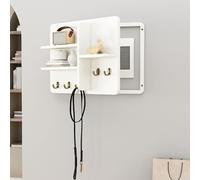 XNKLPY Tapa Cuadro Eléctrico Decorativo con Ganchos, Tapa Contador Luz Decorativa de Madera con Separador, Cuadro para Tapar Cuadro Eléctrico, Caja Contador Eléctrico F 55x45cm