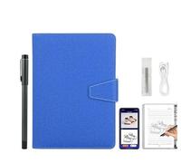 XNote Juego de Escritura Inteligente impulsado por IA, Tableta de Papel de Tinta electrónica con sincronización en Tiempo Real con la aplicación, Cuaderno Inteligente Reutilizable(Blue)