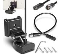 XNT-9-HW-T Transductor de temperatura de popa y 720074-1 AS EC QDE Ethernet Cable adaptador para Humminbird Helix 5/7/8/9/10/12 con sonar de doble espectro Chirp 710274-1, longitud del cable de 20